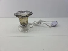 Electric Scented Oil Warmer Dimming Lamp Glass Wax Burner Aroma Fragrance