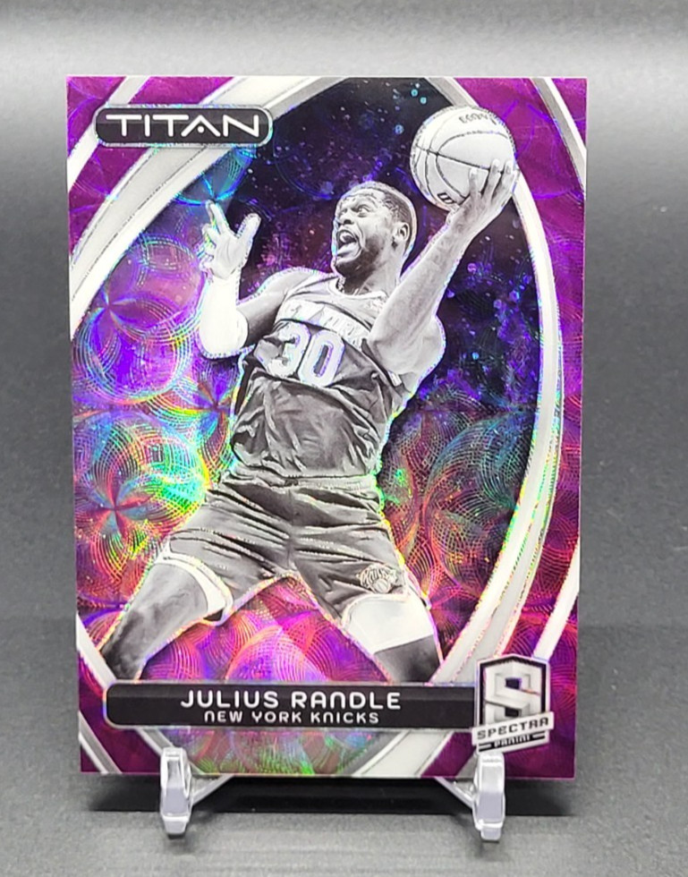 2023-24 Panini Spectra JULIUS RANDLE Purple Scope Prizm /15 Knicks No. 59