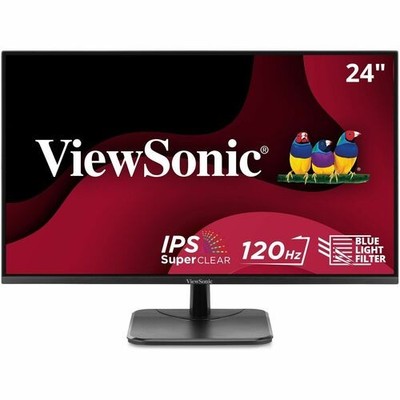 ViewSonic VA2456A-MHD 24 Inch IPS 1080p Monitor with 120Hz, Eye Care, HDMI, Disp