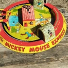 Marx Vintage Mickey Mouse Express Tin Toy Train Set for Ages 4-7 & 8-11 Years