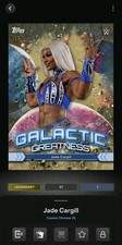 WWE Topps Slam Cosmic Chrome DIGITAL Jade Cargill Legendary Superfractor 1CC 1/1