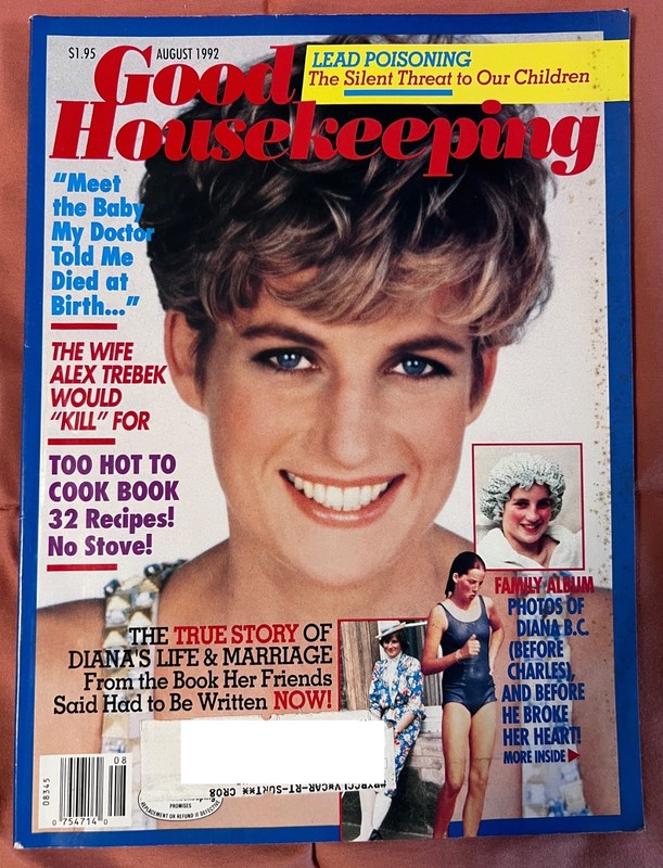 Good Housekeeping Aug 1992  Princess Diana Her True Story original excerpt