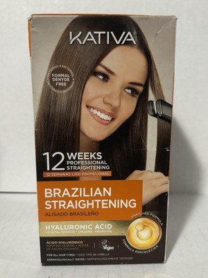 Kativa Brazilian Straightening Natural Kit - 1 Professional Hair Straightening S