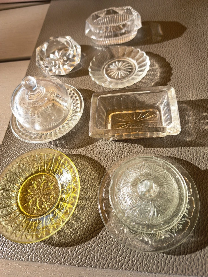 Altes Pressglas für die Puppenstube 7 Teile - Bild 1 von 4