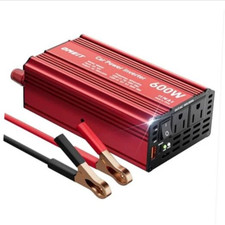 Power Inverter 600W - 12V DC to 110V AC Converter