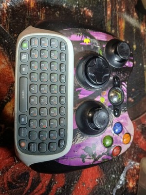 Microsoft Xbox 360 Chatpad Keyboard Model X814365-001 Black OEM 