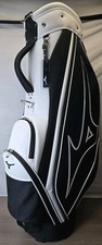 MIZUNO Golf Men's Cart Caddy Bag NX.6 Black White 9 x 47 inch 2.6kg 5LJC2402