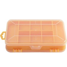 Screw Storage Box Double Side 13 Grids Hardware Organizer Portable Small Parts