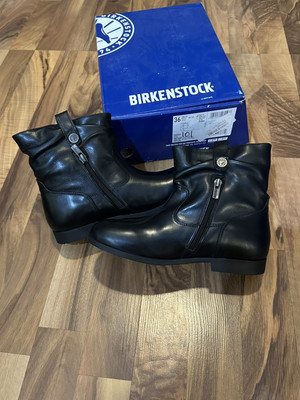 Birkenstock Women s 36 ( US 5 ) Black Mid Sarnia Boots Regular Fit NIB