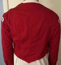 VTG McDonald&rsquo;s Uniform Hostess Jacket Ottenheimer Sanforized 2 Speedee Patches