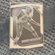 Panini 2025 Prizm Black Darren Woodson Dallas Cowboys #46 White Prizm /175