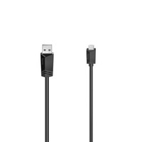 Hama Usb-Kabel Usb 2.0 Usb-Micro-B Stecker, USB-A Stecker 1.50 M Schwarz 00...