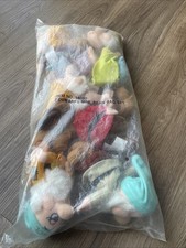 Disney Store 7 Dwarfs Mini Bean Bag Set from the 1990s, New Bag, Item  16080