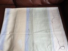 Fabelhafter neuer Vintage neutraler Pastell Streifen Baumwolle Chintz Stoff, 1,42m x 1,39m