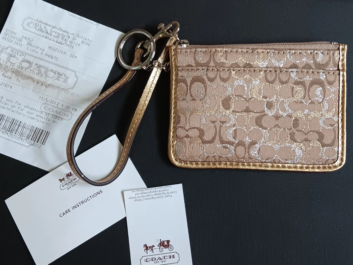 小物 COACH Soho Gold Wristlet Wallet 2878 Coach Wristlet Gold Wallets for Women for sale | eBay