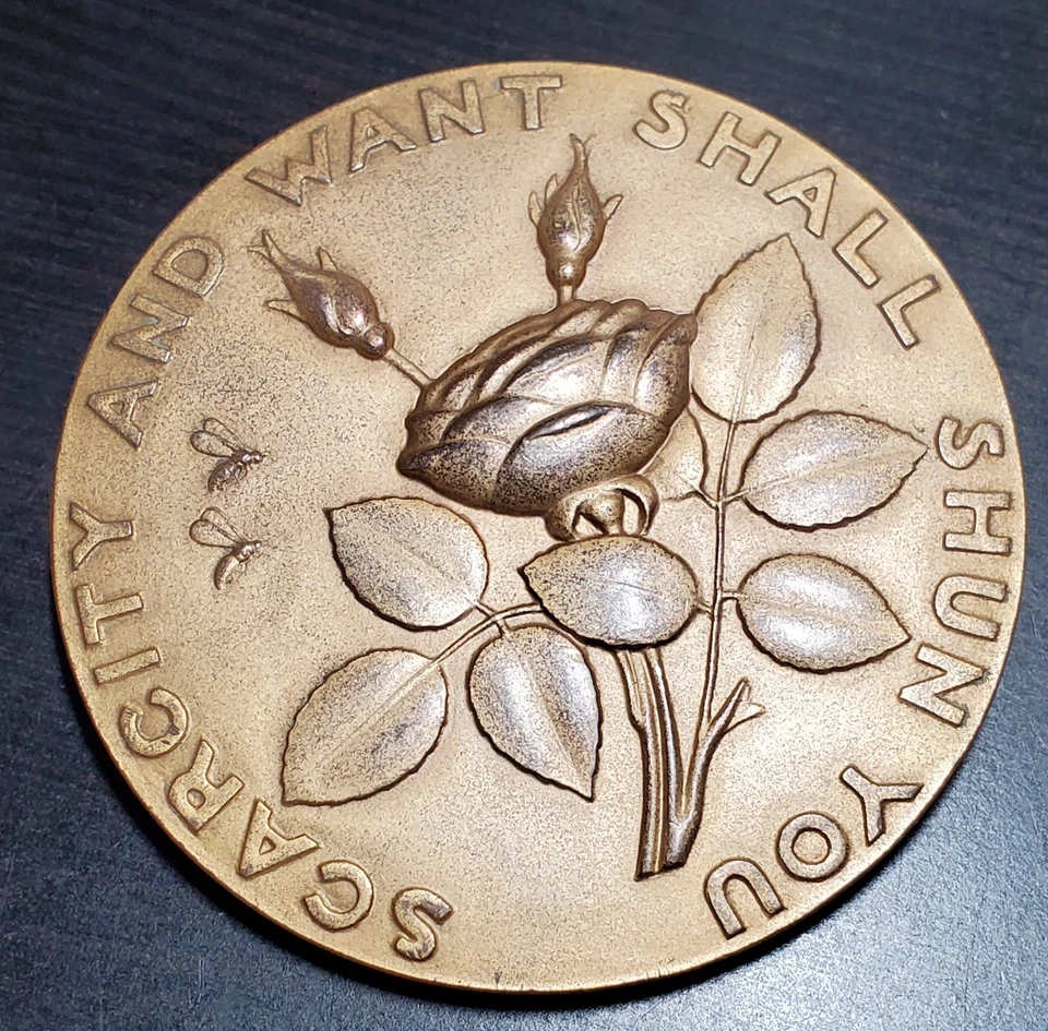 The Society of Medalists 第 20 版“Cere's Blessing”镀金奖章 1939 — 第 3/4 张图片