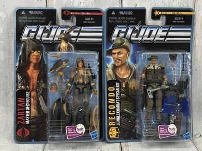 2010 G.I. Joe Pursuit of Cobra Zartan Recondo 3.75  Figures Sealed Lot