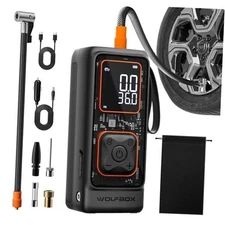  Tire Inflator Portable Air Compressor, 150PSI&12000mAh Cordless Air Pump for 