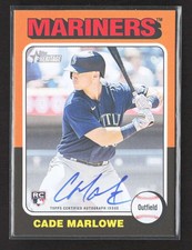 2024 Topps Heritage Cade Marlowe Real One Auto Seattle Mariners TV2843