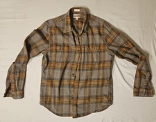J Crew Double Brushed Midweight Flannel Shirt - Size Medium, Slim Fit