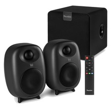 Audizio RS60 Active Bookshelf 2.1 Speaker System & SW80D Subwoofer - Home Audio