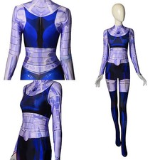 Blackfire Bodysuit Teen Titans Costume for adult kids