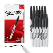 Retractable Permanent Markers Fine Tip Marker Set Office Supplies Teacher Sup...