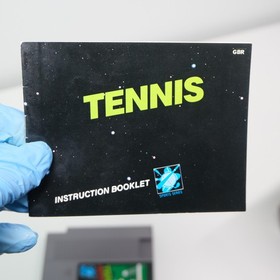 Nintendo NES Tennis Game PAL Hangtab CIB Complete