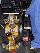 VINTAGE TEAM ASSOCIATED RC10 GOLD PAN A STAMP ELECTRIC RC BUGGY MOTOR ESC RADIO