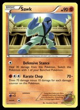 Sawk 69/124 Uncommon Dragons Exalted Pokemon LP