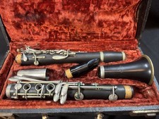 Antique The Pedler Co Elkhart Ind Clarinet w/Case As Found Untested