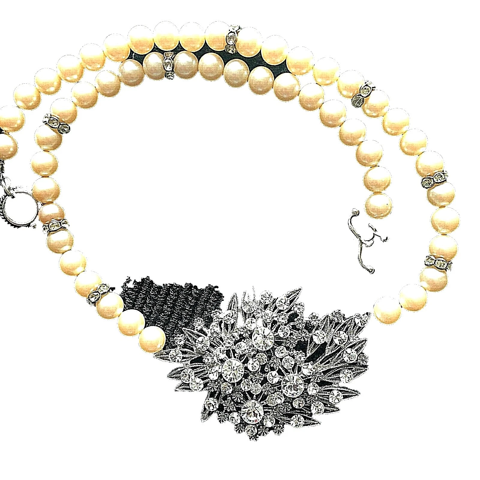 Perla Cristal Gargantilla Collares y colgantes hechos a mano