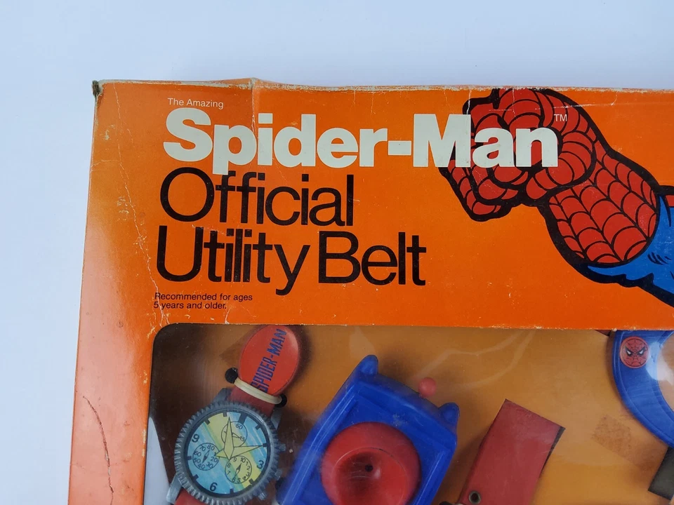 Cinturón utilitario oficial vintage 1979 Amazing Spider-Man Marvel Comics Remco RARO Foto 2 de 4