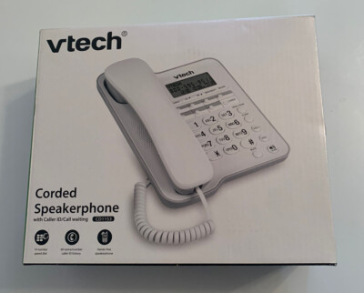 Vtech Office Phone CD1153 w cord Speaker office Caller ID/ Call Waiting.