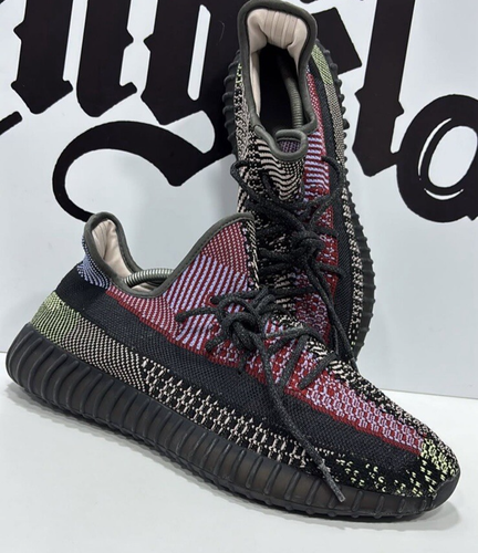 Adidas Yeezy Boost 350 V2 FW5190 Yecheil Non-Reflective Uomo Taglia 12.5 US USED - Foto 3 di 8