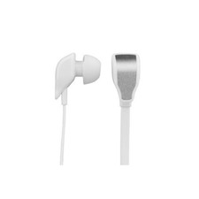 T-Mobile 3.5mm Stereo Headset with Microphone, White/Silver