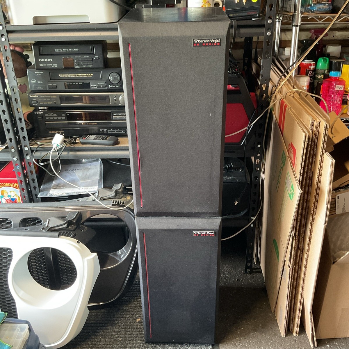 Vintage Cerwin Vega 200 SE Series Cabinet Speakers Made In USA 22