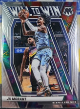 2020-21 Panini Mosaic Ja Morant Will to Win Insert #18 Memphis Grizzles