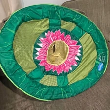 Swim Ways Baby Spring Pool Float with mesh carrying case - Flower Theme