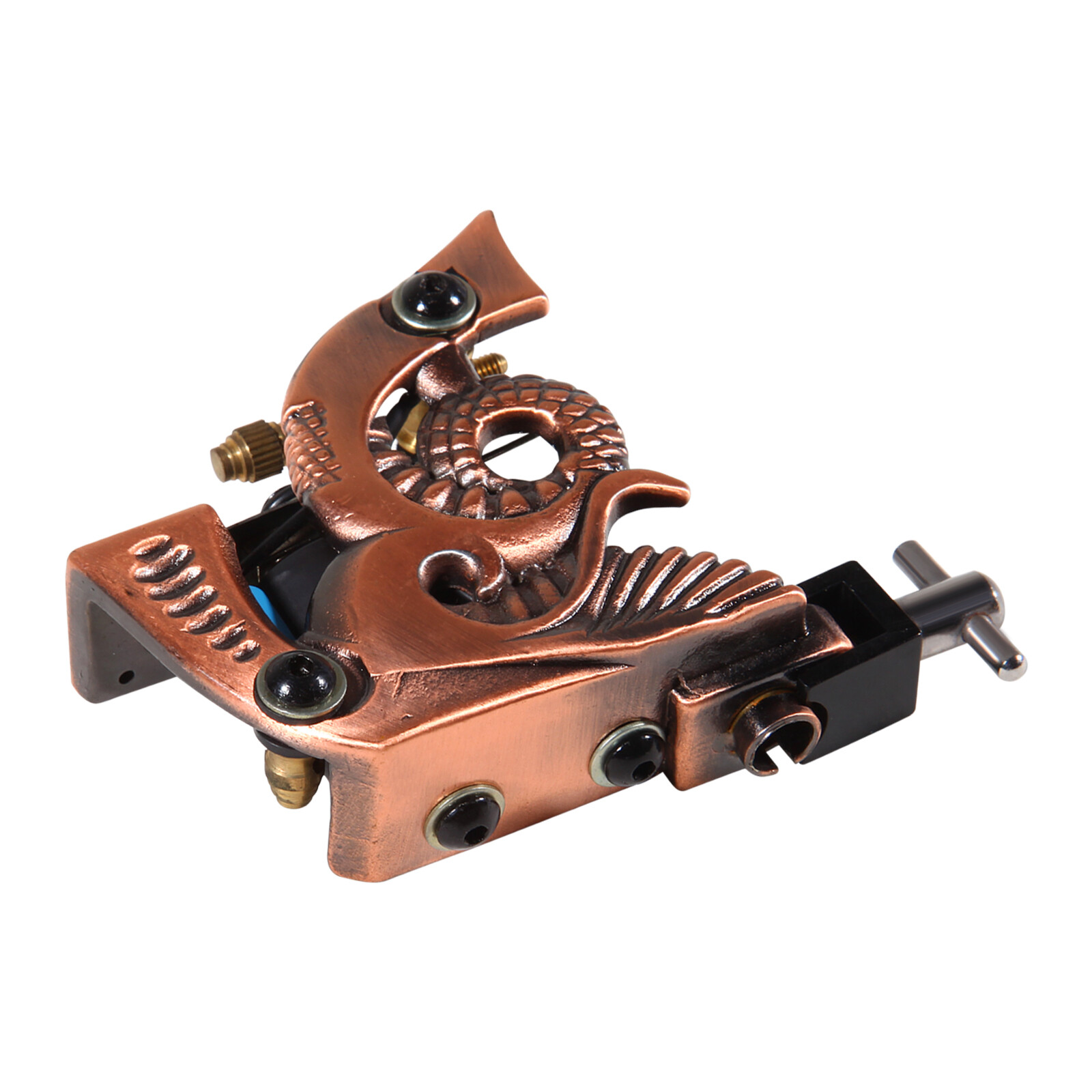 Xmas Sale 10 Wrap Coils Tattoo Machine Gun Liner Shader + RCA Cable