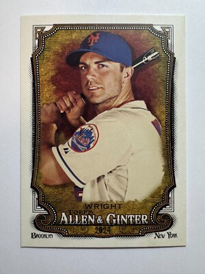 David Wright 2024 Allen & Ginter 148 New York Mets Baseball Card
