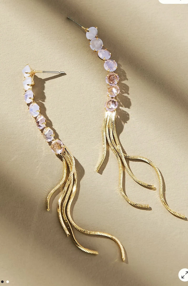 Crystal 2024 chain earrings