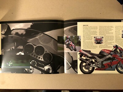 1993 Kawasaki Ninja ZX-9R Dealer Sales Brochure Catalog 8 1/2