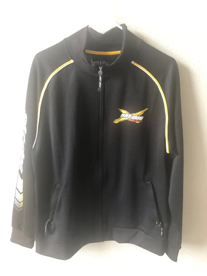 Chaqueta ligera Ski-Doo cremallera completa moto de nieve equipo de carreras Rev XP negra GRANDE 453317 Foto 2 de 4