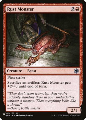 Rust Monster The List XQX MTG Magic