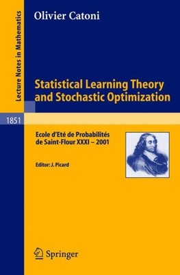 Statistical Learning Theory And Stochastic Optimization : Ecole D'ete De Prob...