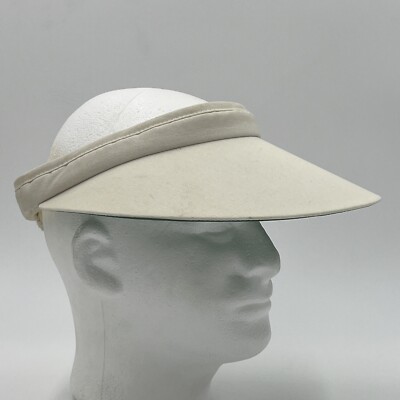 Y2K Golf Visor - Vintage 90s StrapBack Adjustable Sun Hat - One Size Cap - USA