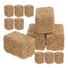 12Pcs Mini Hay Bales Bales Simulation Miniature Hay Farm Toy Dollhouse