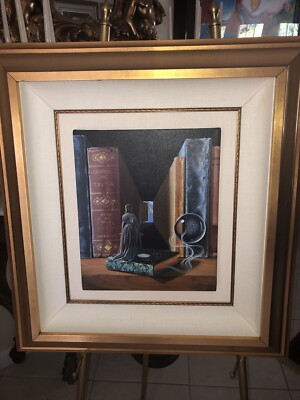 Jeffrey Batchelor Original OilPainting On Canvas Signed Surreal Art W/COA/PAPERS