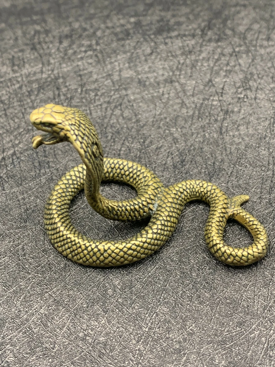 Gold Cobra Deco Object M | OROA Snake